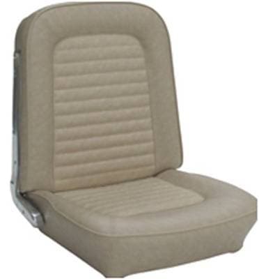 1966-1967 Ford Bronco, Front and Rear Vinyl Replacement Seat Upholstery