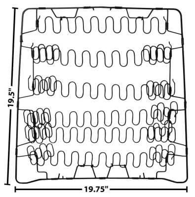 Replacement Low-Back Seat Back for 1969 Mustang