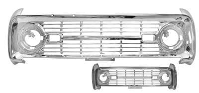 Grille for 1966 - 1968 Ford Bronco - Chrome