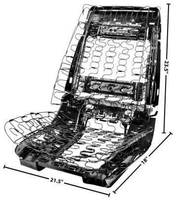 Seat Frame Assembly for 1966 - 68, Bucket Seat, Right Hand