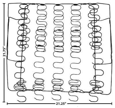 Seat Back Springs for 1962 - 65 Impala & Nova, Bucket Seat