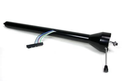 Ididit Universal 35" Straight Floor Shift Steering Column - Black Powder Coated
