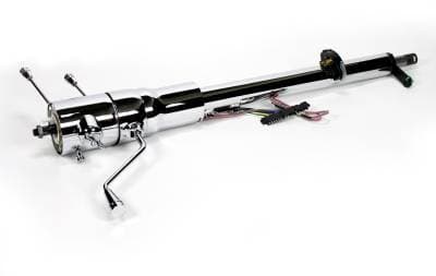 Ididit 1969-72 Chevelle El Camino Tilt Column Shift Steering Column with id.CLASSIC Ignition - Chrome