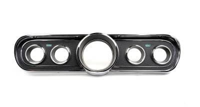 1966 Mustang Black Instrument Bezel and Lens