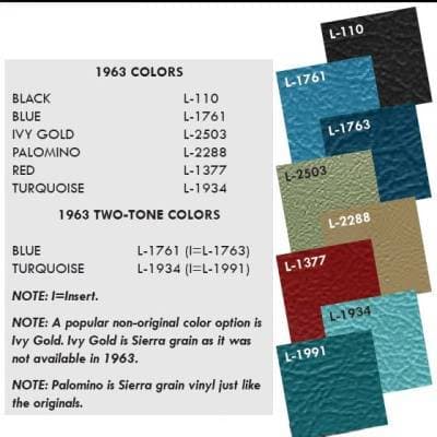 1963 Ford Ranchero Bench Seat Upholstery