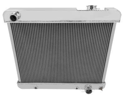 Champion 3 Row Aluminum Radiator for 1967 - 1970 Mustang, Maverick, Comet with Straight Six Engines CC329