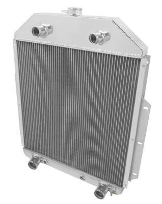 Champion Two Row Aluminum Radiator for 1942-1952 Ford Truck w/Flathead V8 EC4252FH
