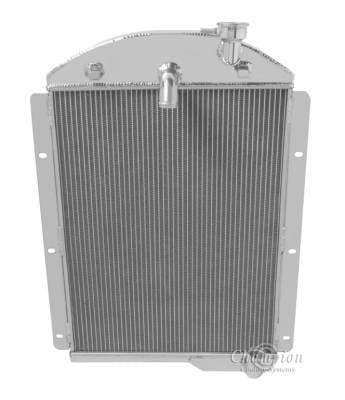 1941-1946 Chevrolet Pickup Truck Champion 3 Row Core All Aluminum Radiator CC4146