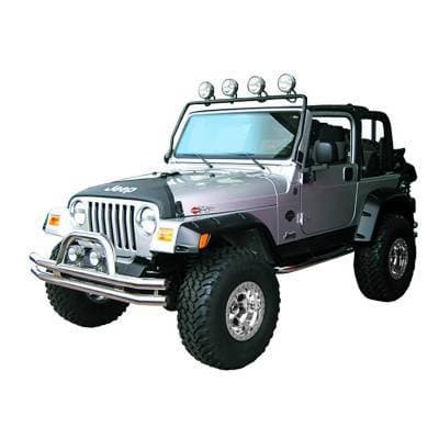 Full Frame Light Bar, Black, 97-06 Jeep Wrangler (TJ)