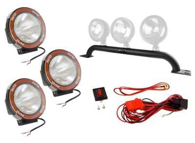 Front Bumper Light Bar Kit, 07-14 Jeep Wrangler (JK)