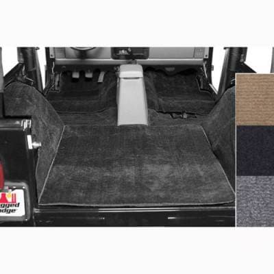 Replacement Six-Piece Deluxe Carpet Kit 1976 - 2006 Jeep CJ/Wrangler