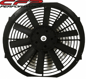 High Performance 12" CFR Flat Blade Radiator Cooling Fan