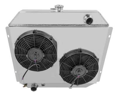 Champion Three Row All Aluminum Radiator Combo for Ford F-Series/Bronco CC433Combo with O/F Tank