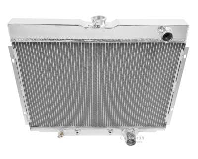 Champion Four Row Aluminum Radiator MC338 1967 to 1969 Ford Mustang, Cougar, Fairlane