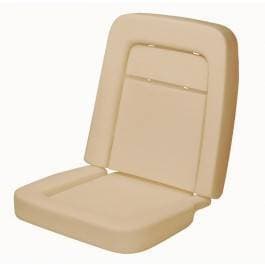 1968 - 69 Mustang Front Bucket Seat Standard/Deluxe/Shelby Foam Seat Pad Set 