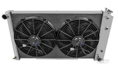 Three Row All Aluminum Radiator Combo for 1968-1985 GM, Chevy, Buick, Olds, Pontiac FSCC161