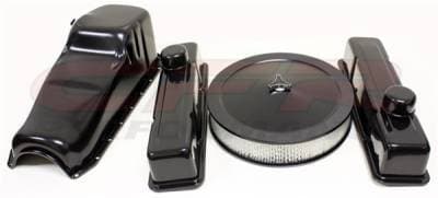 Chevy Small Block 283-305-327-350 Black Engine Dress Up Kit