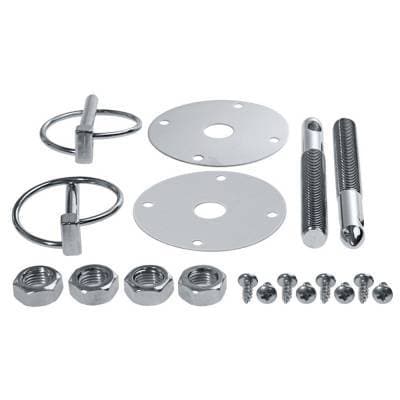 Silver Flip Over Style Hood Pin Kit