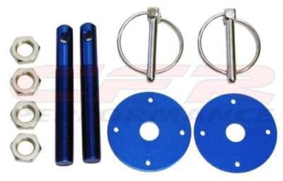 Blue Flip Over Style Hood Pin Kit