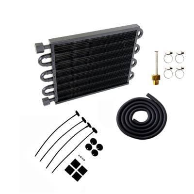 TRANS OIL COOLER 10x15-1/2"-BLACK