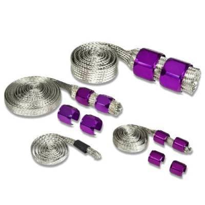 Purple Braided Hose Sleeving Kit