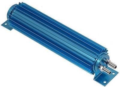 18" Dual Pass Blue Anodized Aluminum Transmission Cooler