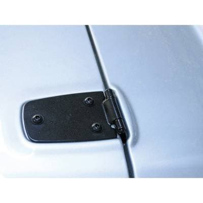 Hood Hinges, Black; 76-95 Jeep CJ/Wrangler YJ