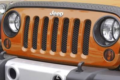 Mesh Grille Insert, Black; 07-16 Jeep Wrangler JK