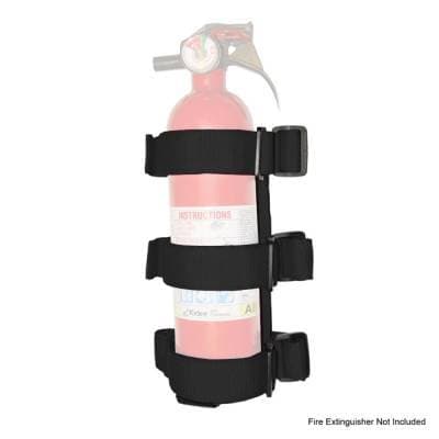 Sport Bar Fire Extinguisher Holder, Black; 55-16 CJ/Wrangler YJ/TJ/JK