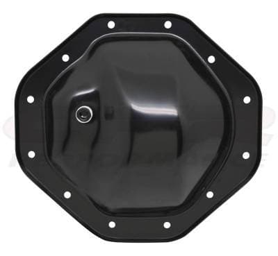 1974-UP DODGE/JEEP/MOPAR BLACK STEEL REAR DIFFERENTIAL COVER - 12 BOLT W/ 9.25" RING GEAR