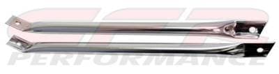 CHROME RADIATOR SUPPORT BARS - CAMARO/FIREBIRD 1967-69