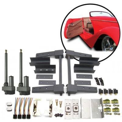 Two Door Automatic Pre-Aligned Suicide Hidden Hinge System