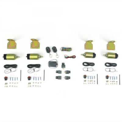 8 Function 35 - 50 lb. Remote Shaved Door Popper Kit - Four Doors