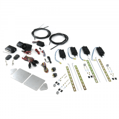 Universal Bolt On Shave Door Kit (1 PAIR) with Alarm and Remotes