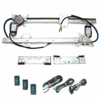 Flat Power Window Kit with 3 Switches