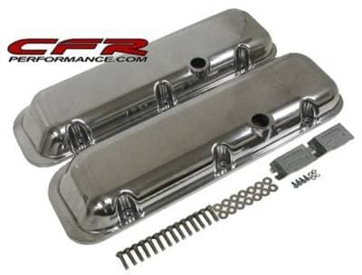 1965-95 Chevy Big Block 396-427-454-502 Short Aluminum Smooth Billet Valve Covers