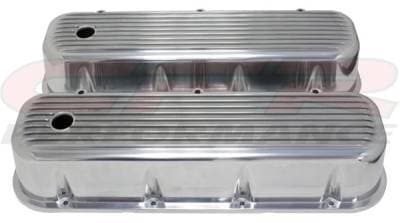 1965-95 Chevy Big Block 396-427-454-502 Tall Aluminum Finned Billet Valve Covers