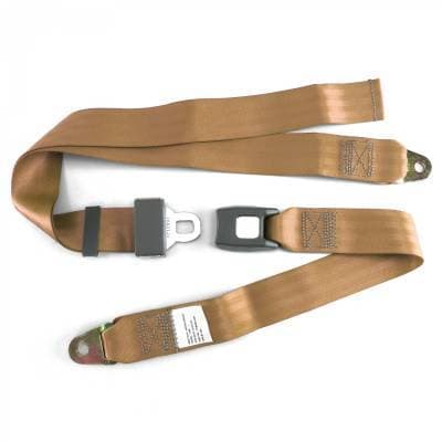 2 Point Camel Lap Seat Belt, Standard Buckle, Pair