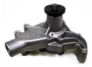 Chevy Small Block HIgh Volume Long Water Pump 1969 to 1984 Natural Finish