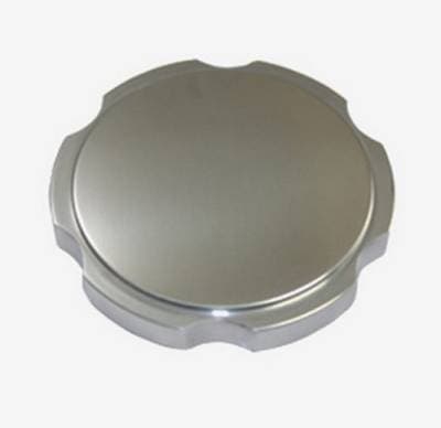 Scalloped Polished Round Billet Radiator Cap for Chevy Ford Mopar