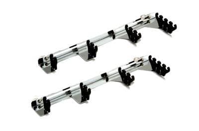 Universal 7mm to 9mm Chrome Steel Linear Wire Loom Set