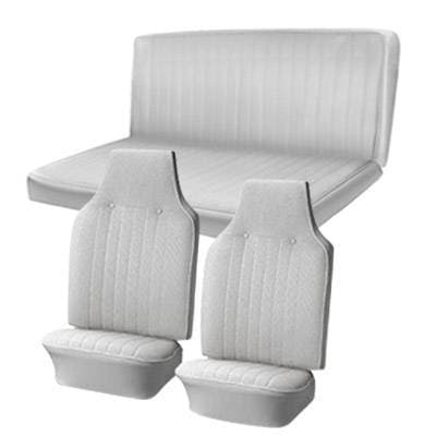 1968 VW Karmann Ghia Sedan Original Seat Upholstery, Front and Rear Seats