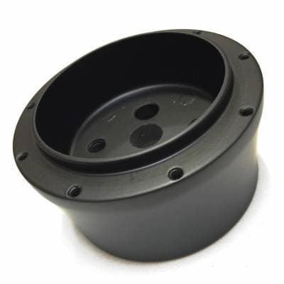 Black Billet Nine Hole Steering Wheel Adapter