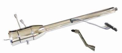 28" Steering Column, Manual Transmission, Key Switch, Various Finishes