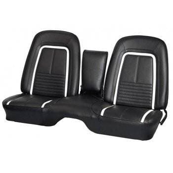 1967 Camaro Deluxe Front and Rear Bench Seat Upholstery - Folding Rear (48")