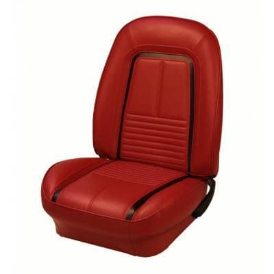 1967 Camaro Sport Deluxe Front Bucket and Rear Bench Seat Upholstery - Non-Folding Rear