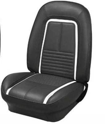 1967 Camaro Coupe, Convertible Deluxe Front Bucket Seat Upholstery