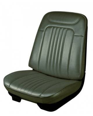 1971 - 1972 Chevelle Coupe, Convertible Front Bucket Seat Upholstery