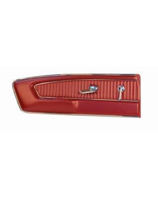 Deluxe Pony Vinyl Door Panel (Pair) 1965 - 1966 Mustang Coupe, Convertible, Fastback