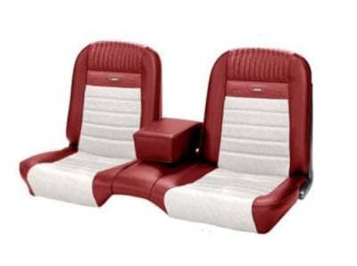 Deluxe Pony Upholstery for 1964 1/2 - 1966 Mustang 2+2 Fastback w/Bench Seat Front/Rear